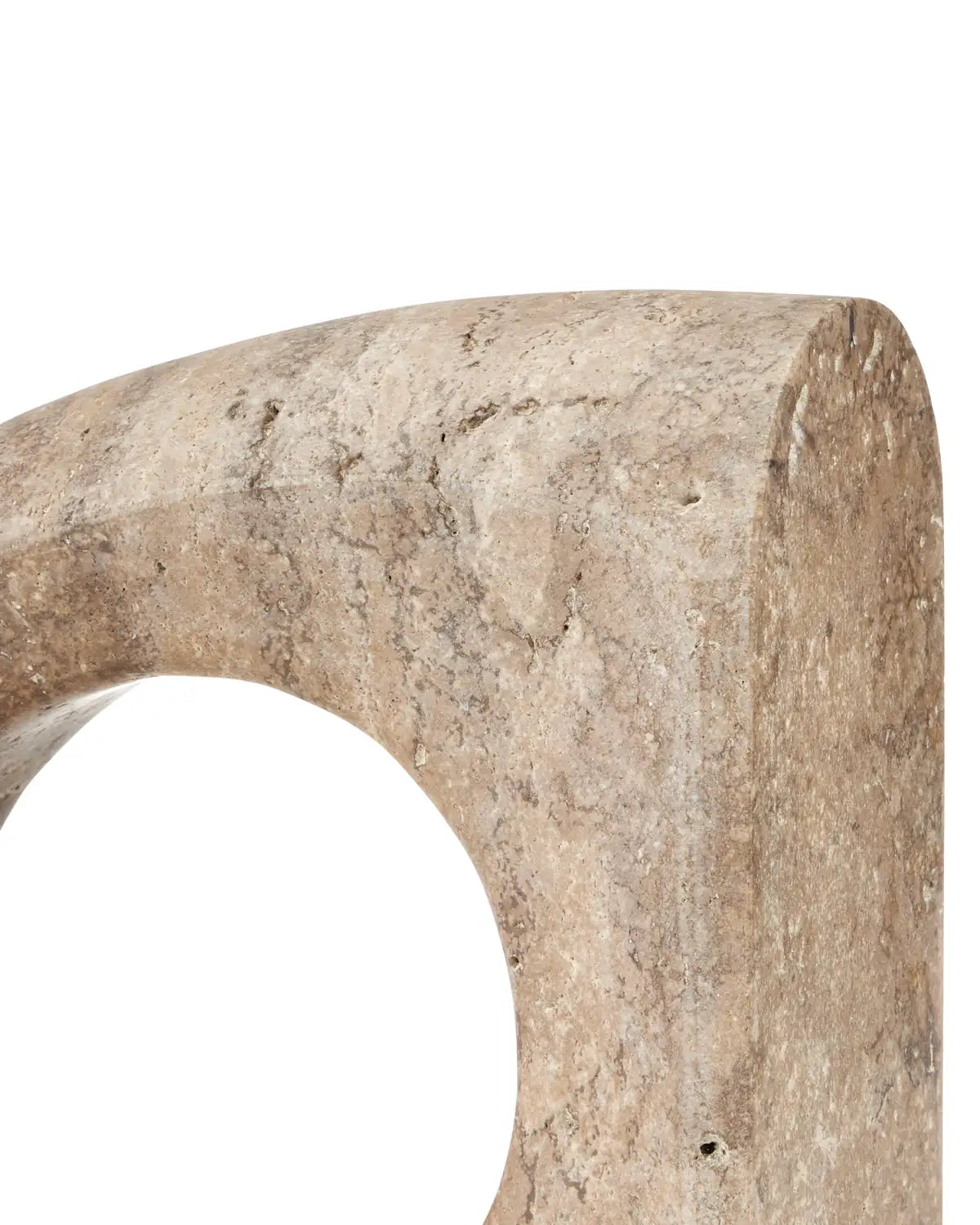 CURREY & COMPANY RUSSO TRAVERTINE OBJECT SET OF 2 - Decorative Accents