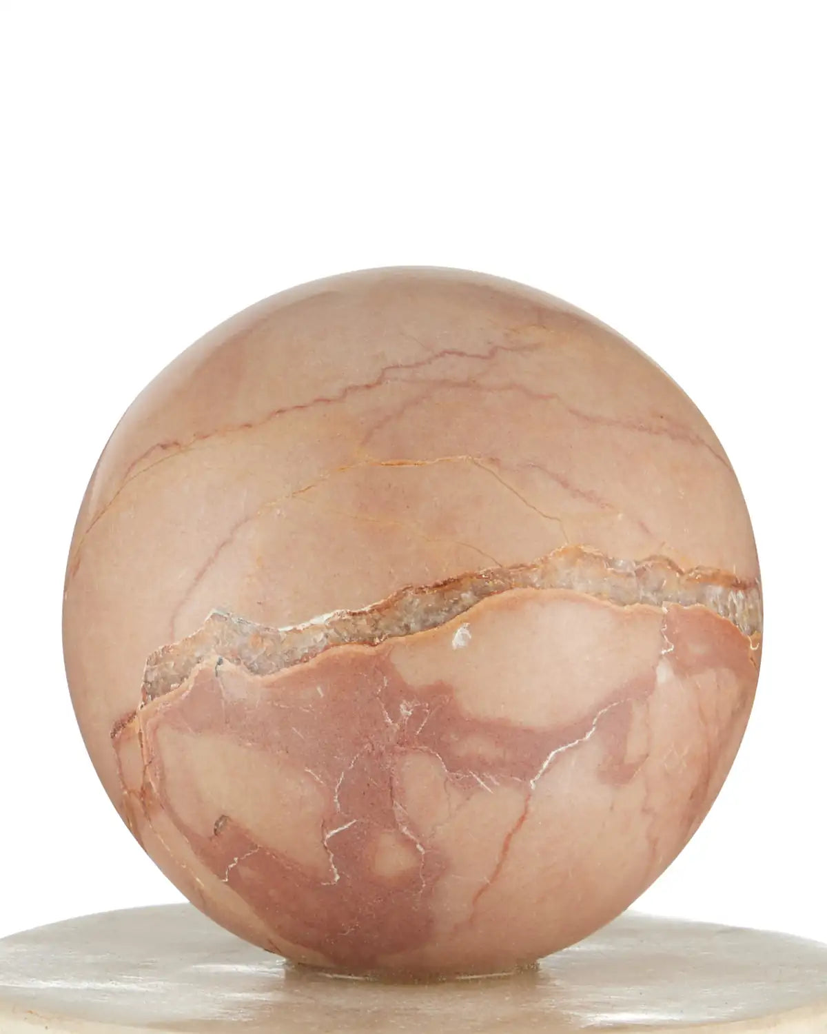 CURREY & COMPANY MORENO MARBLE OBJECTS SET OF 2 - Decorative Accents