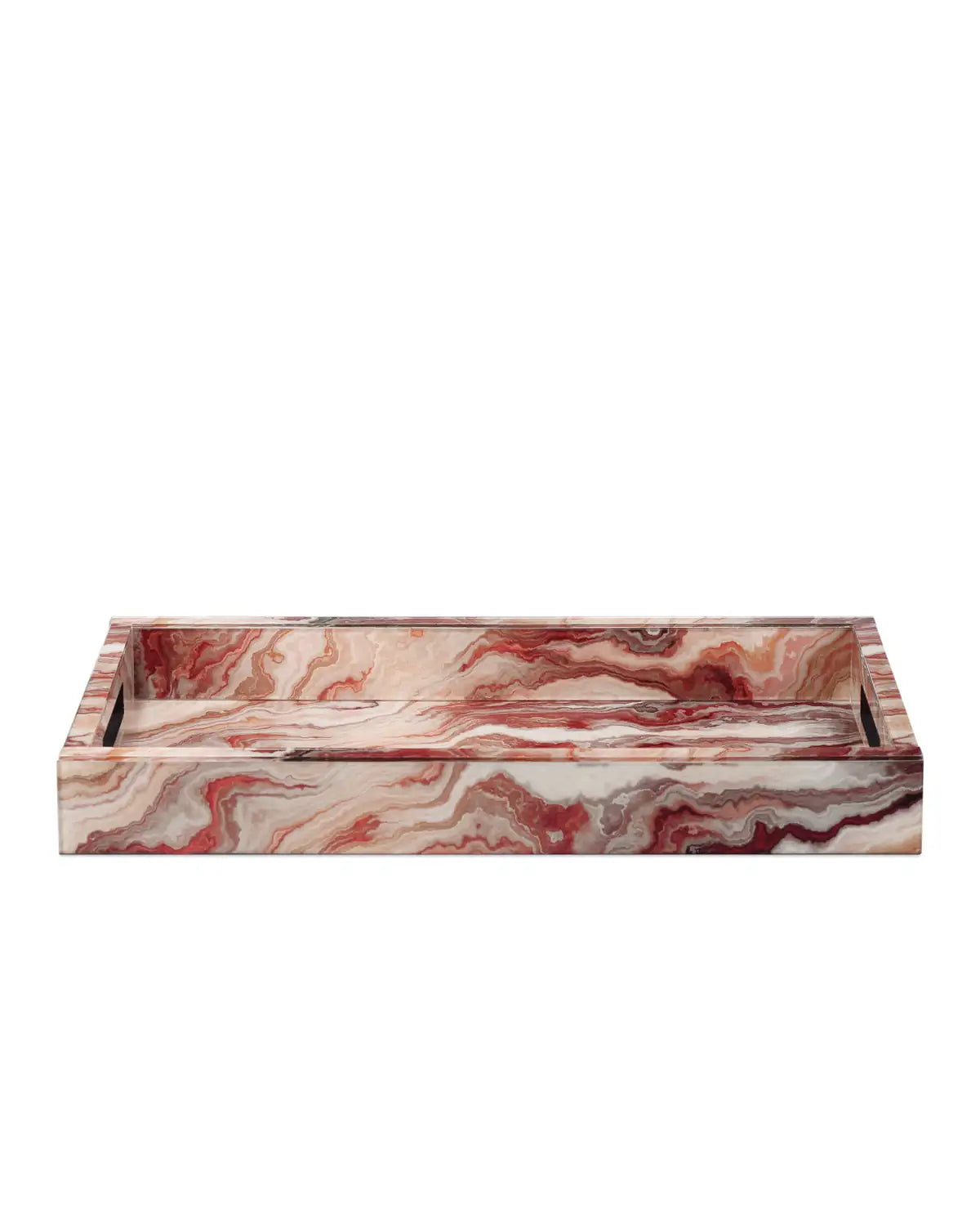 CURREY & COMPANY INTERSTELLAR RED TRAY - Decorative Accents