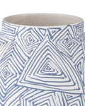 CURREY & COMPANY BLUE ZAG VASE - Decorative Accents