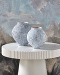 CURREY & COMPANY BLUE ZAG VASE - Decorative Accents