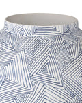 CURREY & COMPANY BLUE ZAG VASE - Decorative Accents