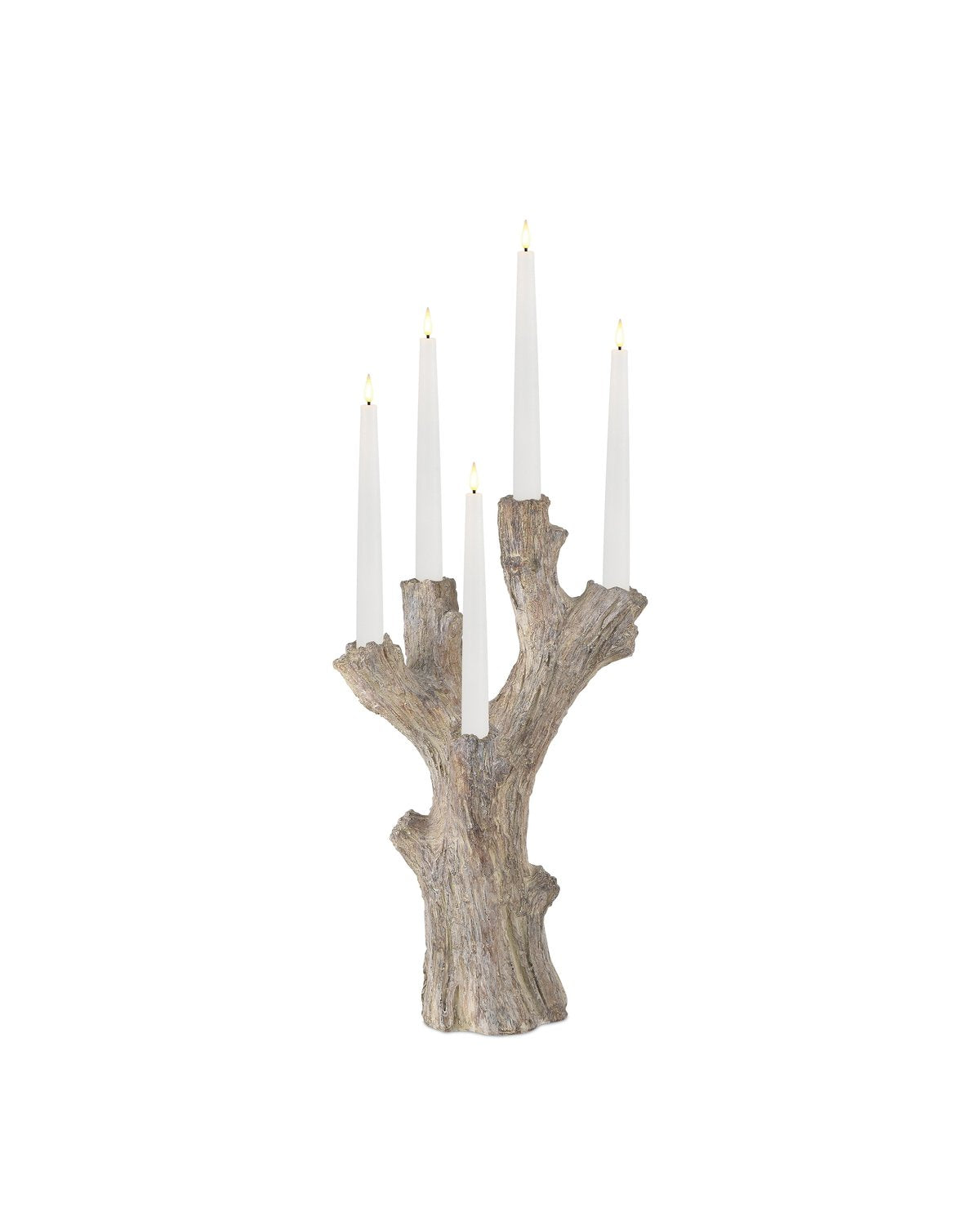 CURREY & COMPANY RAFAELA FLAMELESS/LED CANDELABRA - Decorative Accents