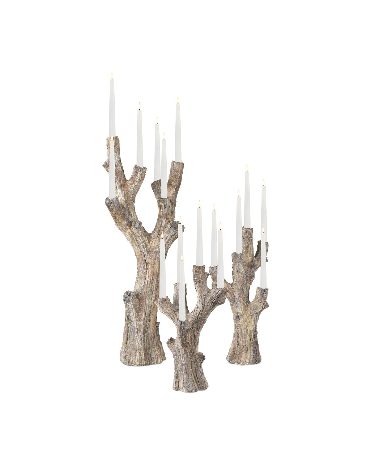 CURREY & COMPANY RAFAELA FLAMELESS/LED CANDELABRA - Decorative Accents