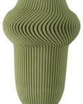 CURREY & COMPANY GREEN PLISSE VASE - Decorative Accents