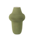 CURREY & COMPANY GREEN PLISSE VASE - Decorative Accents