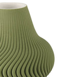 CURREY & COMPANY GREEN PLISSE VASE - Decorative Accents