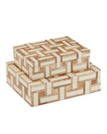 CURREY & COMPANY AARNA BOX SET OF 2 - Decorative Accents