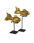 CURREY & COMPANY GOLDFISH SET OF 2 - Decorative Accents