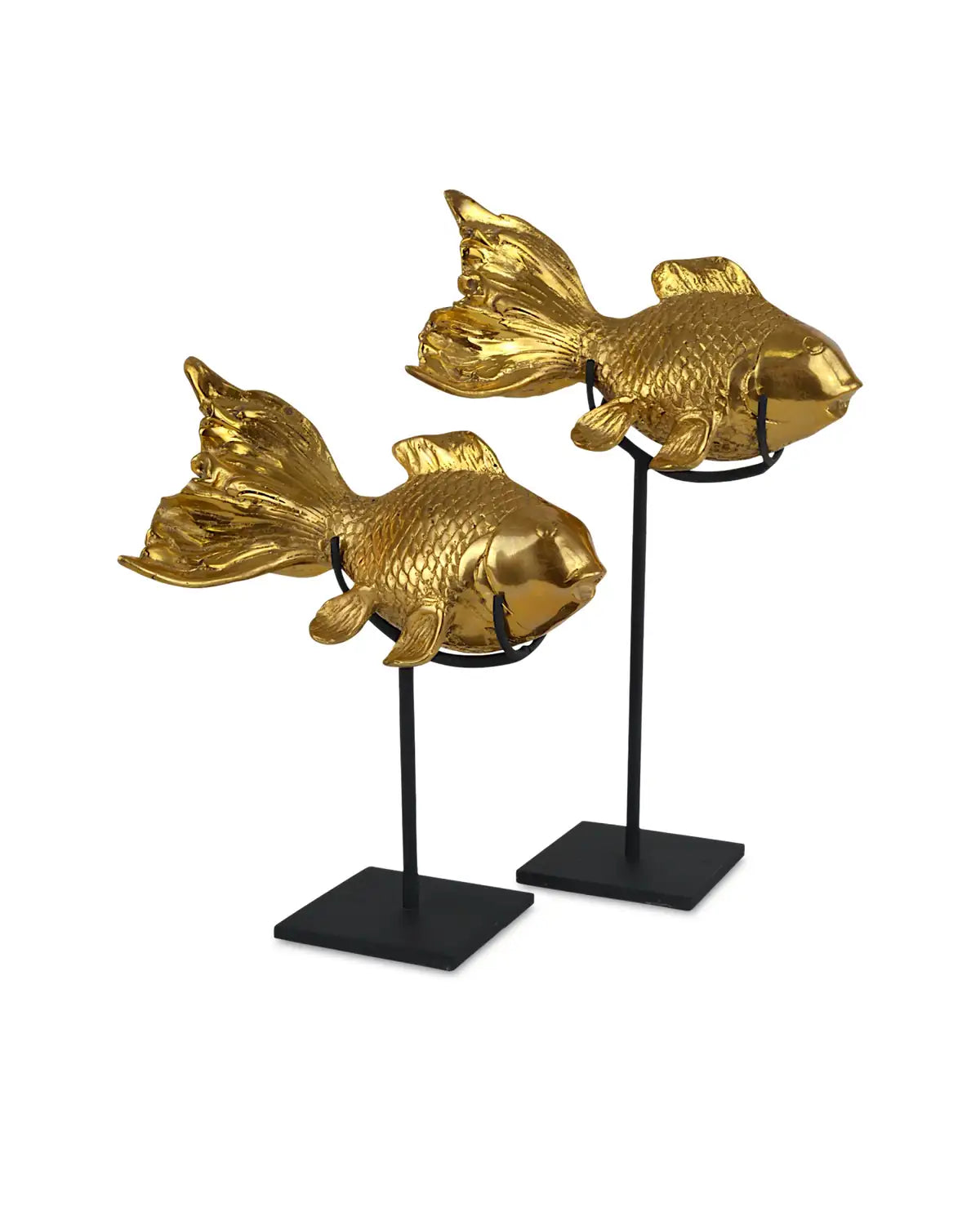CURREY & COMPANY GOLDFISH SET OF 2 - Decorative Accents