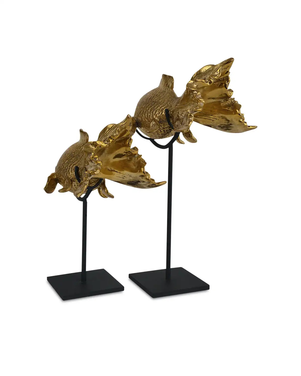CURREY & COMPANY GOLDFISH SET OF 2 - Decorative Accents