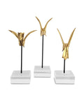 CURREY & COMPANY HUMMINGBIRDS SET OF 3 - Decorative Accents