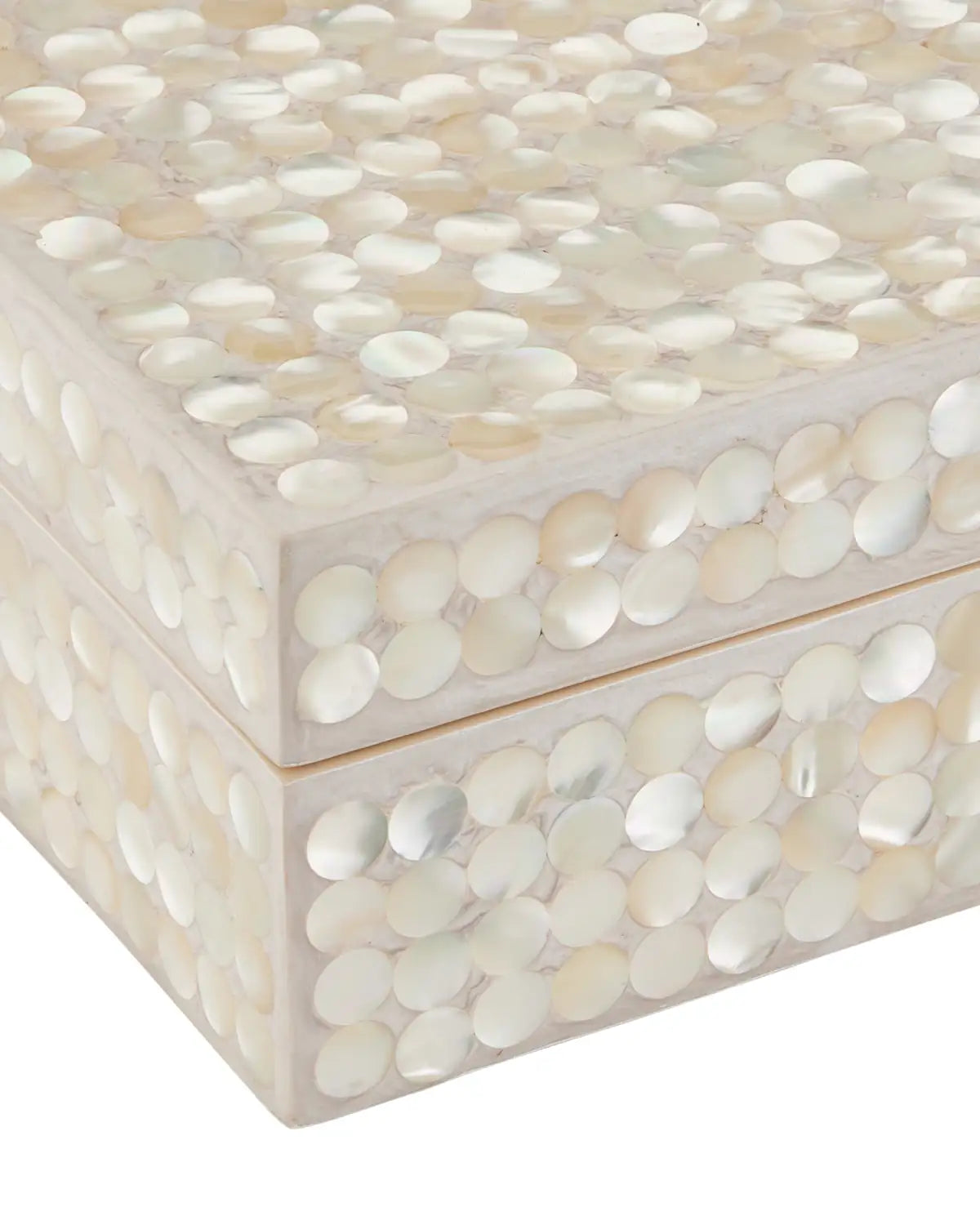 CURREY & COMPANY GERRI DOT MOTHER OF PEARL BOX SET OF 2 - Decorative Accents