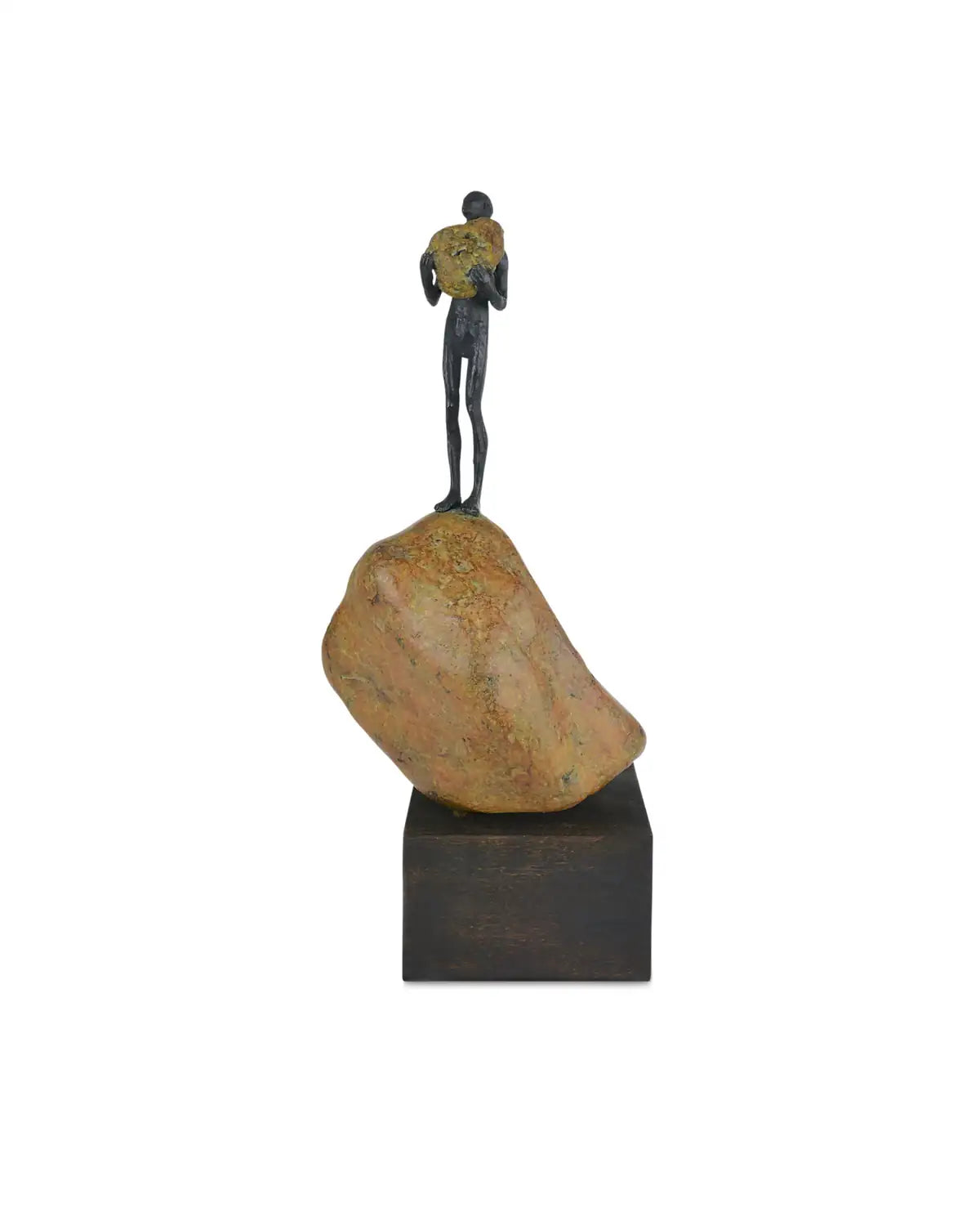 CURREY & COMPANY MAN ON ROCK - Decorative Accents