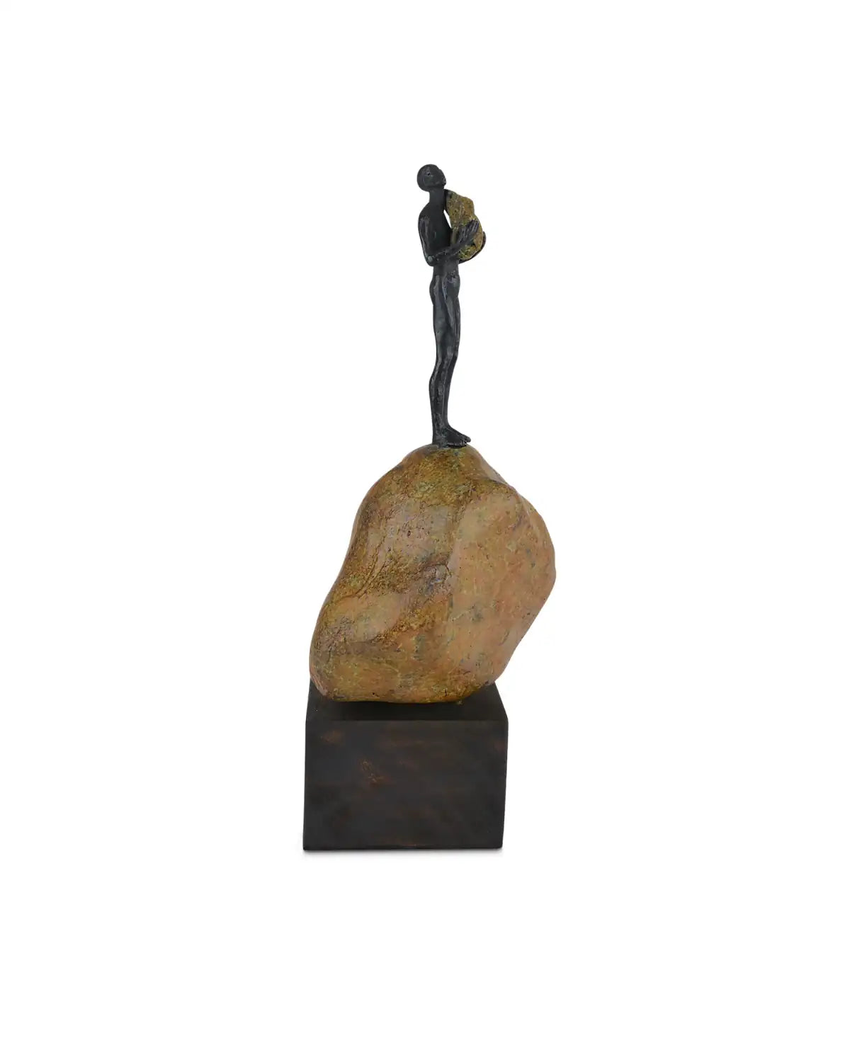 CURREY & COMPANY MAN ON ROCK - Decorative Accents