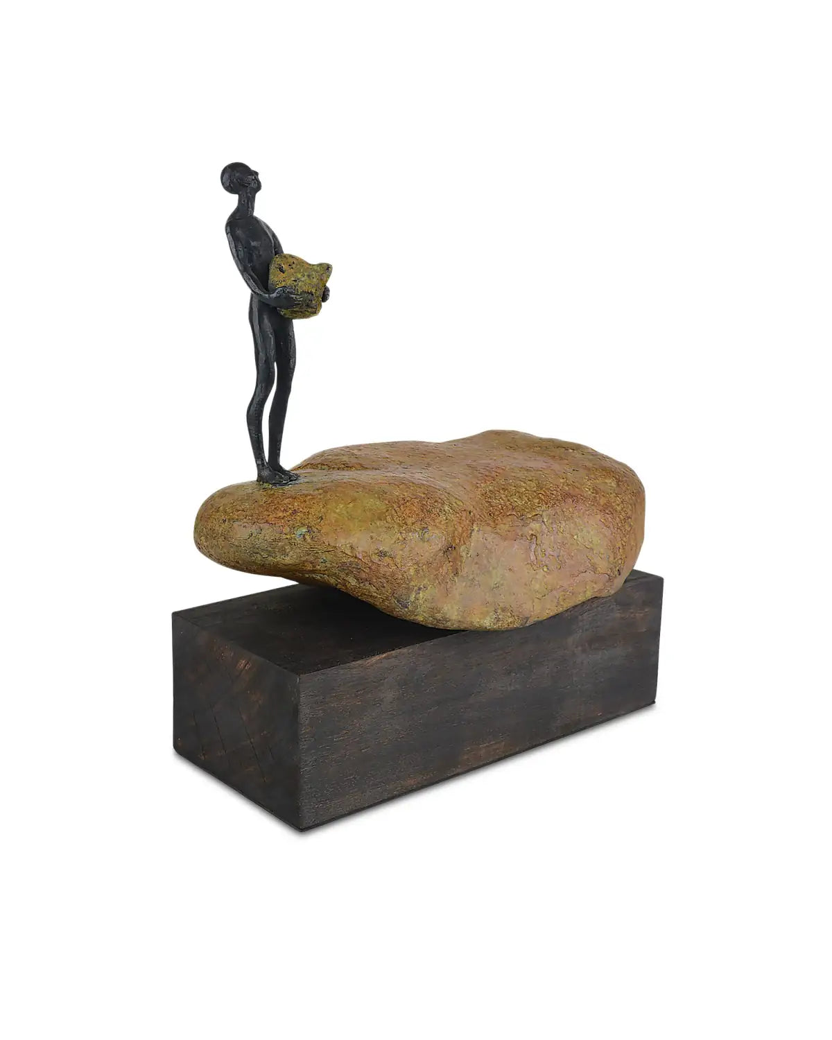 CURREY & COMPANY MAN ON ROCK - Decorative Accents