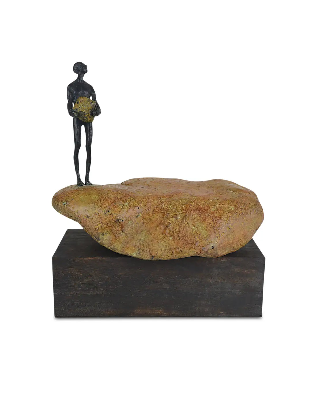 CURREY & COMPANY MAN ON ROCK - Decorative Accents