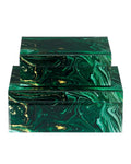 CURREY & COMPANY INTERSTELLAR GREEN BOX SET OF 2 - Decorative Accents
