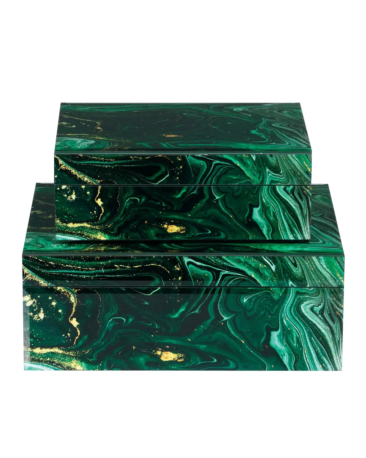 CURREY & COMPANY INTERSTELLAR GREEN BOX SET OF 2 - Decorative Accents
