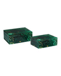 CURREY & COMPANY INTERSTELLAR GREEN BOX SET OF 2 - Decorative Accents