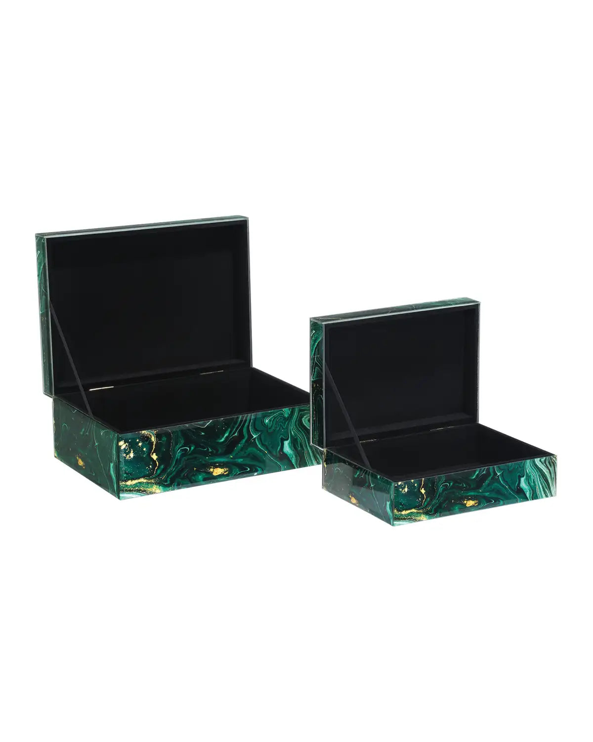 CURREY & COMPANY INTERSTELLAR GREEN BOX SET OF 2 - Decorative Accents