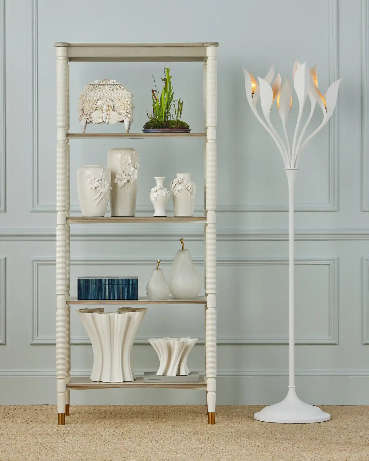 CURREY & COMPANY GODET VASE - Decorative Accents