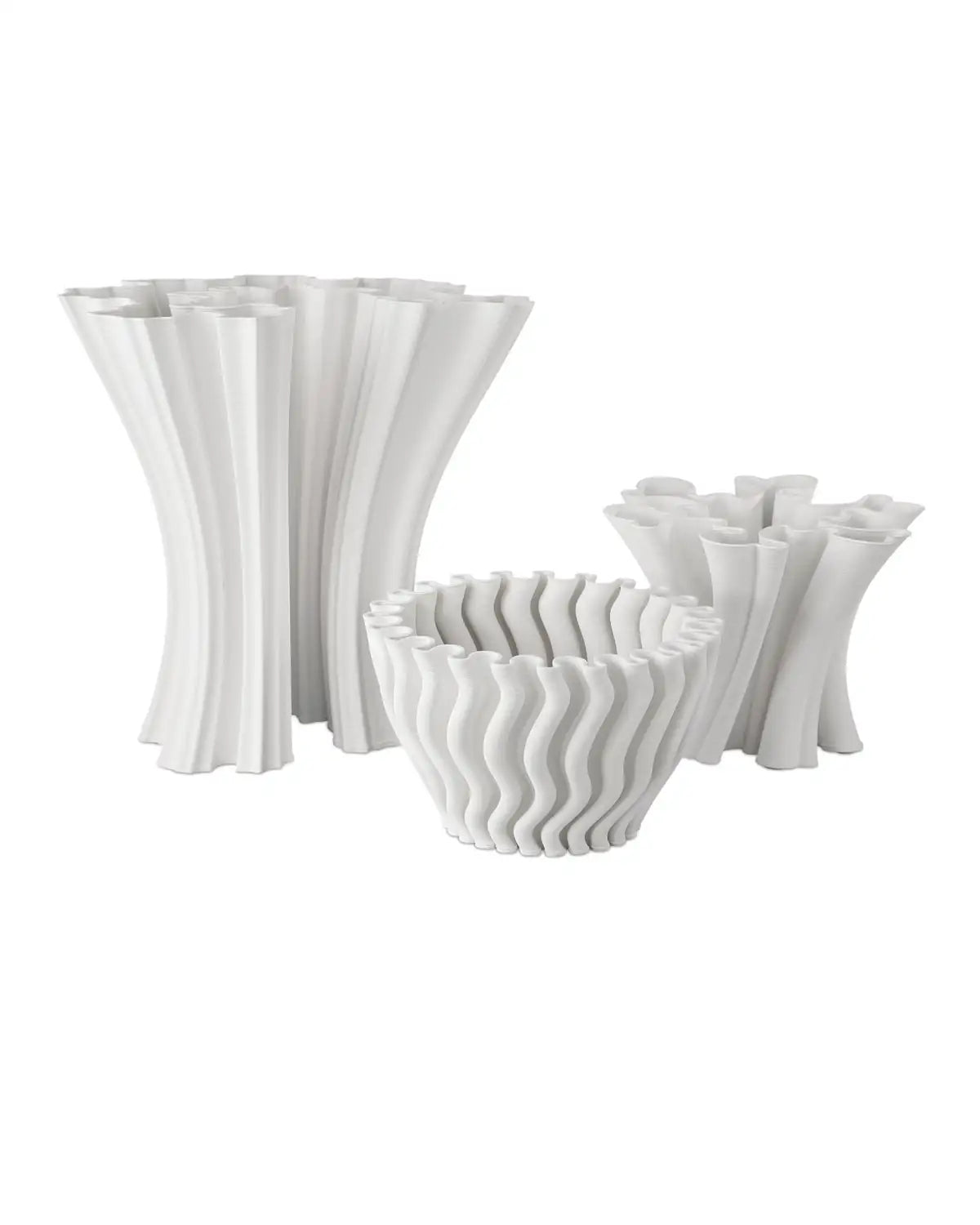 CURREY & COMPANY GODET TWIST VASE - Decorative Accents