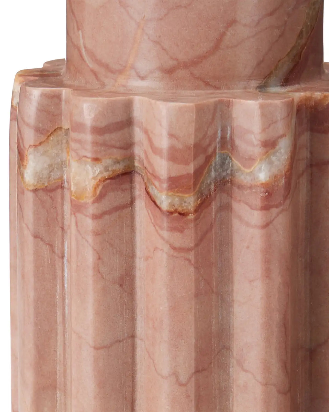CURREY & COMPANY PENROSE PINK CANDLE HOLDER SET OF 2 - Decorative Accents