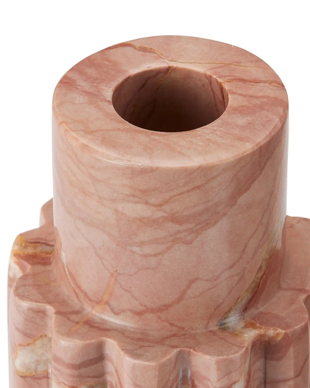 CURREY & COMPANY PENROSE PINK CANDLE HOLDER SET OF 2 - Decorative Accents