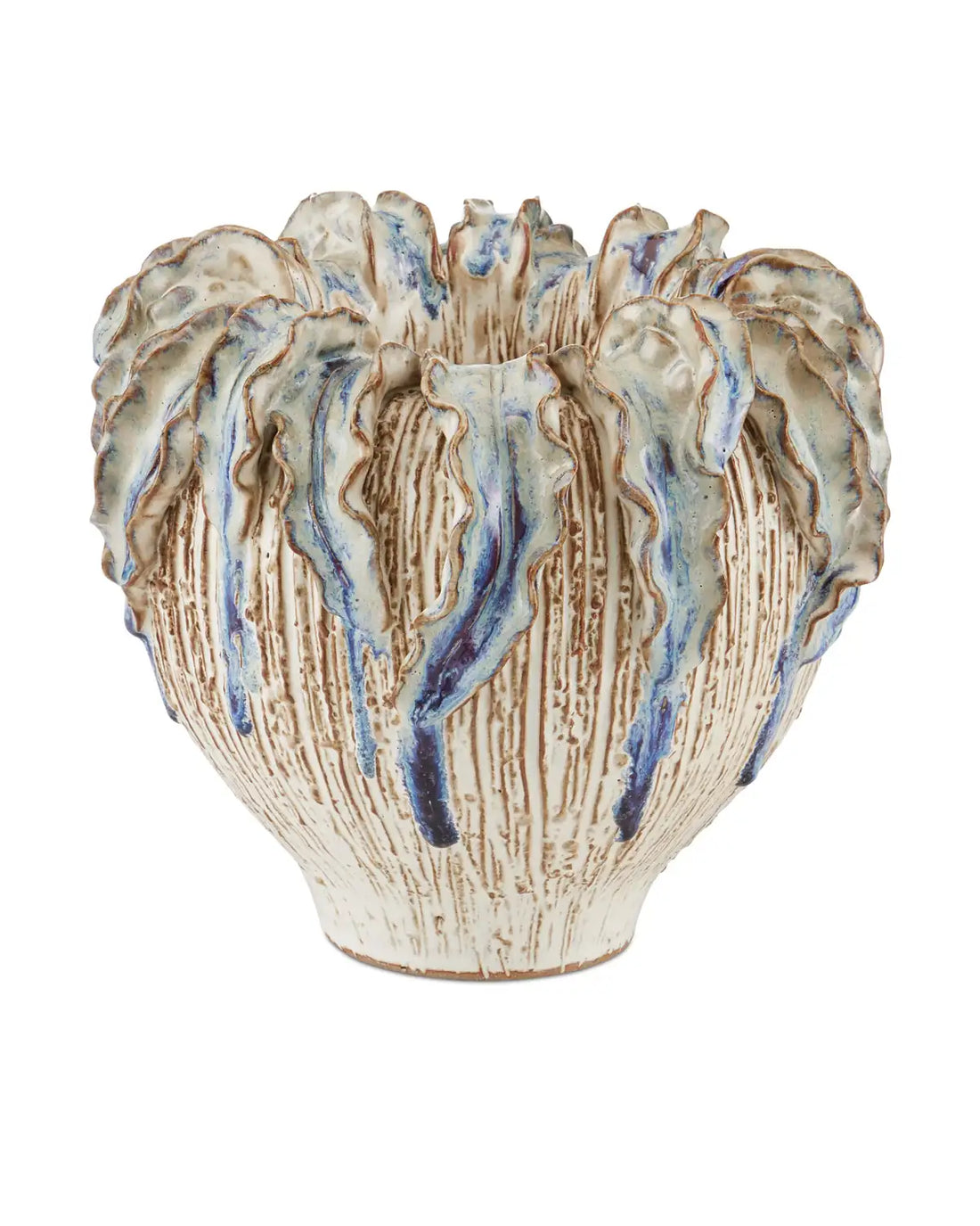 CURREY & COMPANY TROPICAL CROWN VASE - Decorative Accents