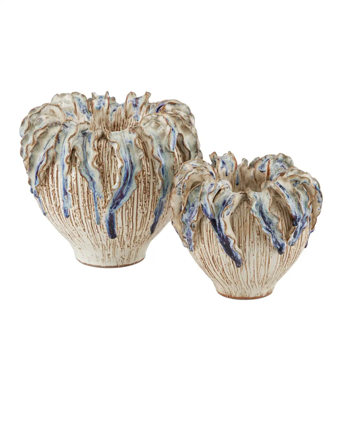 CURREY & COMPANY TROPICAL CROWN VASE - Decorative Accents