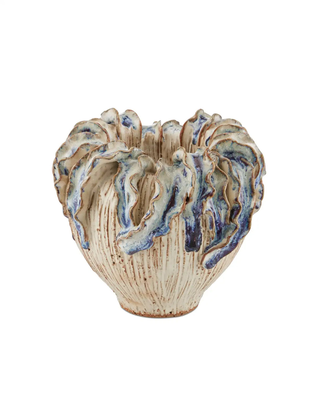 CURREY & COMPANY TROPICAL CROWN VASE - Decorative Accents