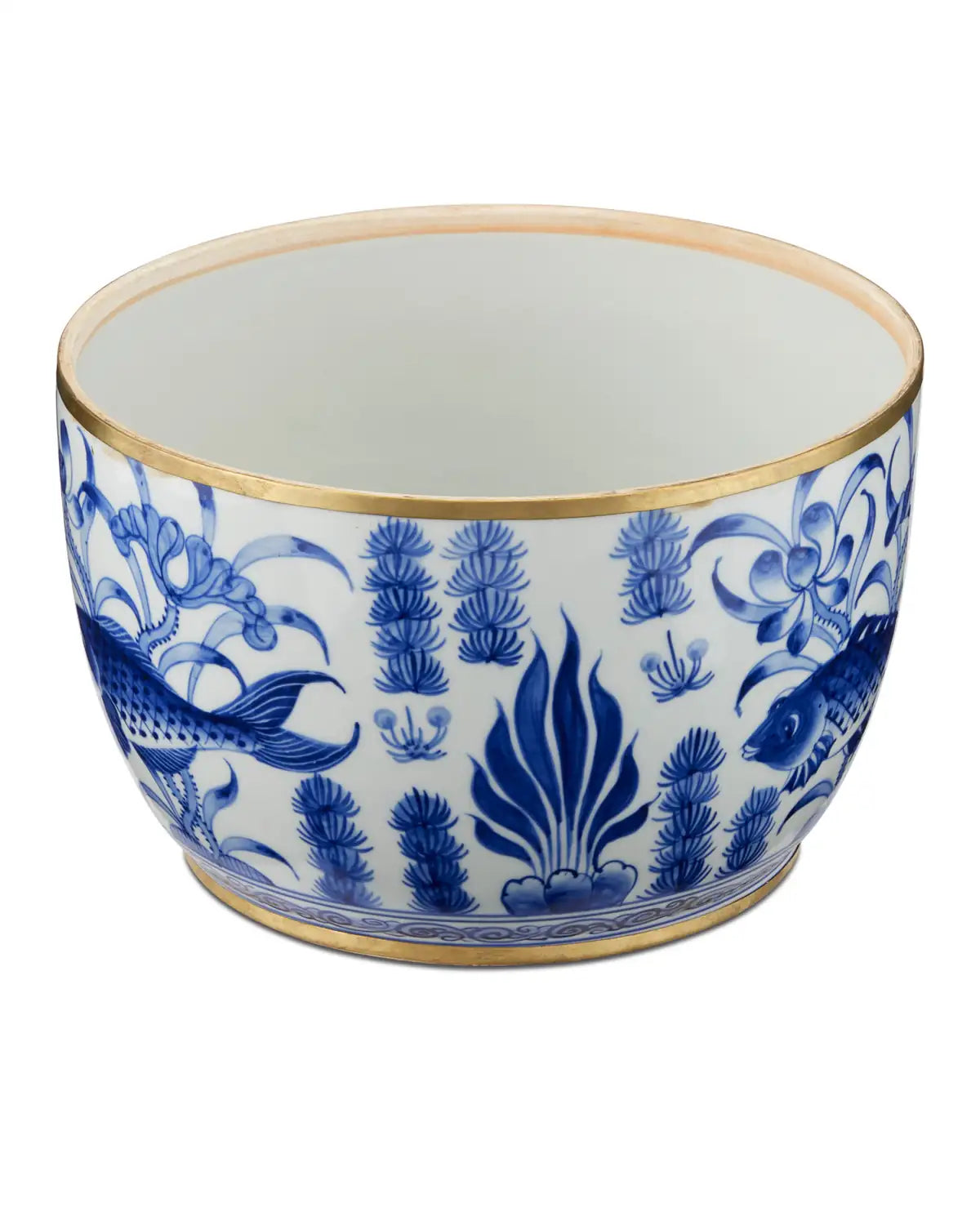 CURREY & COMPANY BLUE & RICE TUREEN SET OF 3 - Decorative Accents