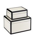 CURREY & COMPANY LACQUER BOX SET OF 2 - Decorative Accents