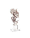 CURREY & COMPANY FAUX ROCK CRYSTAL SCULPTURE - Decorative Accents