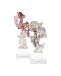 CURREY & COMPANY FAUX ROCK CRYSTAL SCULPTURE - Decorative Accents