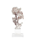 CURREY & COMPANY FAUX ROCK CRYSTAL SCULPTURE - Decorative Accents
