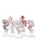 CURREY & COMPANY FAUX ROCK CRYSTAL SCULPTURE - Decorative Accents