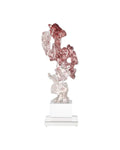 CURREY & COMPANY FAUX ROCK CRYSTAL SCULPTURE - Decorative Accents