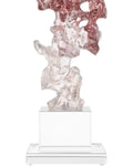 CURREY & COMPANY FAUX ROCK CRYSTAL SCULPTURE - Decorative Accents