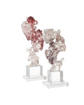 CURREY & COMPANY FAUX ROCK CRYSTAL SCULPTURE - Decorative Accents