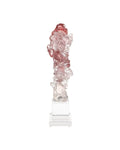 CURREY & COMPANY FAUX ROCK CRYSTAL SCULPTURE - Decorative Accents