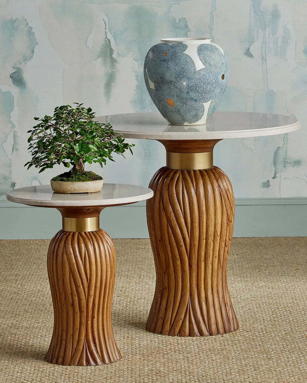 CURREY & COMPANY BLOOM BLUE & VASE - Decorative Accents