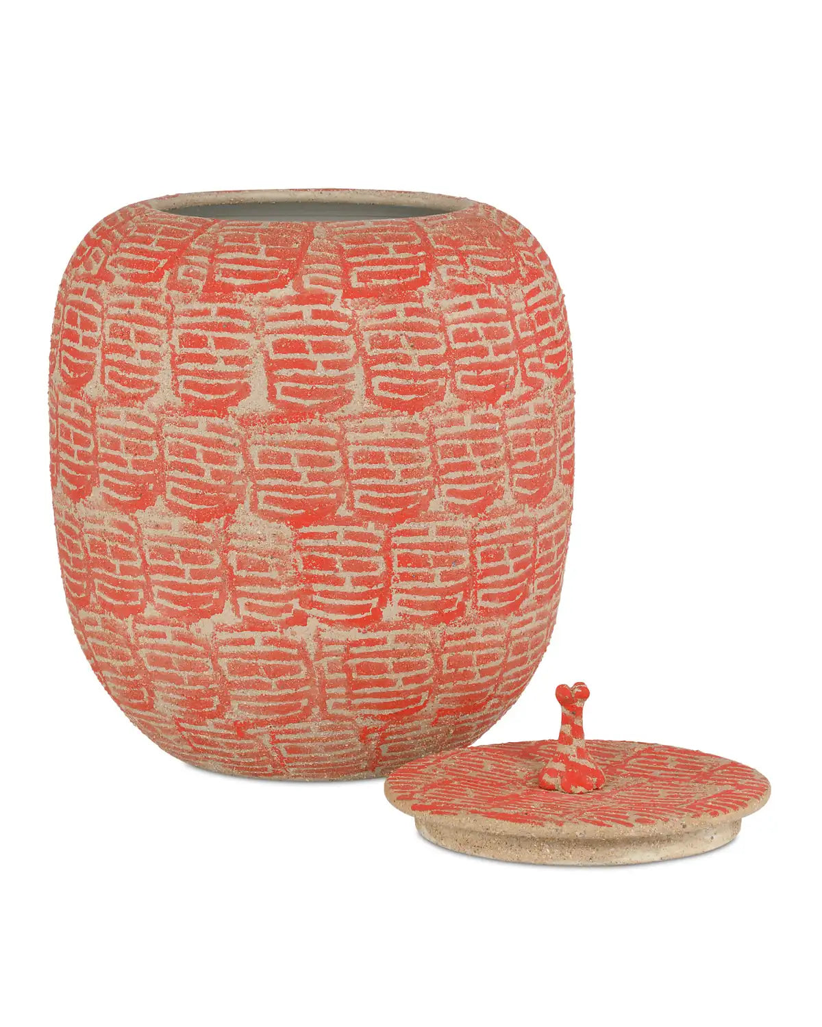 CURREY & COMPANY HAPPINESS RED PRESERVE JAR - Decorative Accents