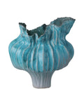 CURREY & COMPANY FLYING SILK BLUE VASE - Decorative Accents