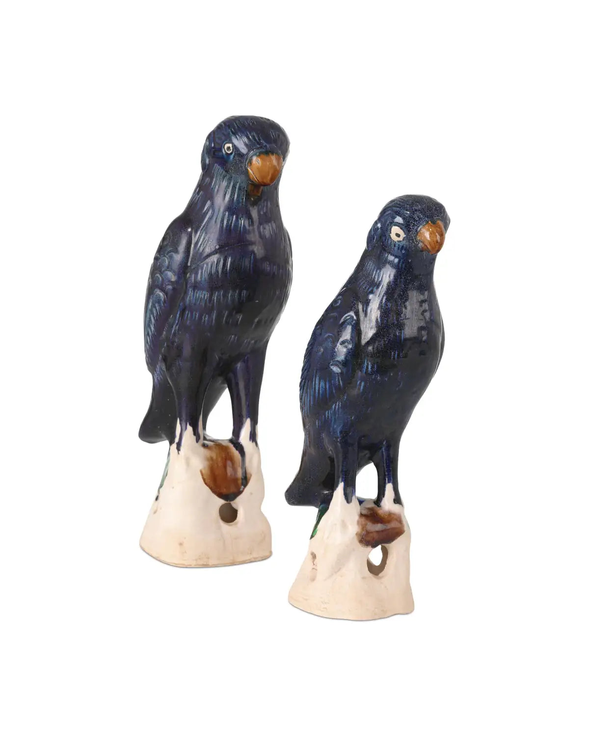 CURREY & COMPANY TANG DYNASTY PARROTS SET OF 2 - Decorative Accents