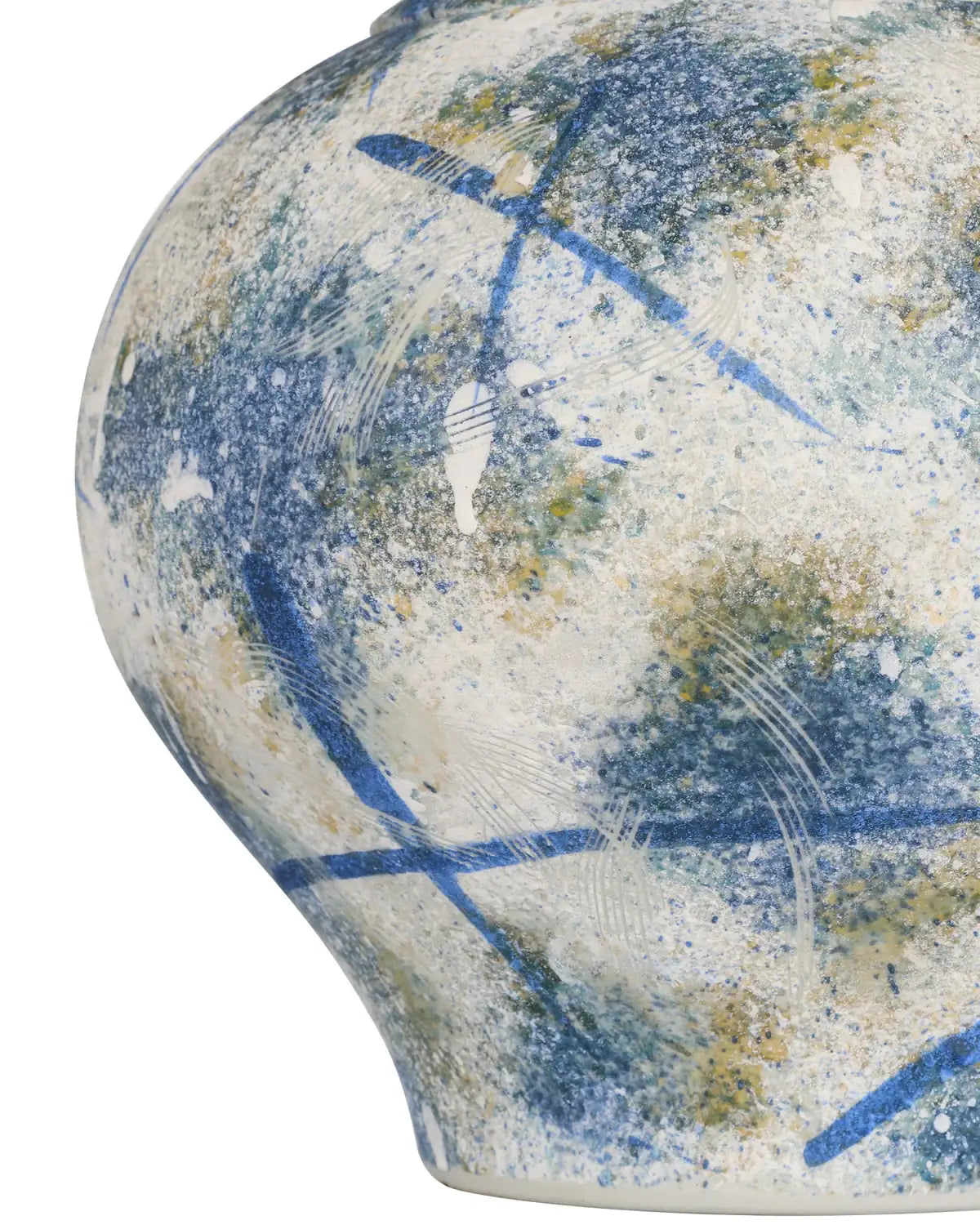 CURREY & COMPANY JACKSON BLUE & VASE - Decorative Accents
