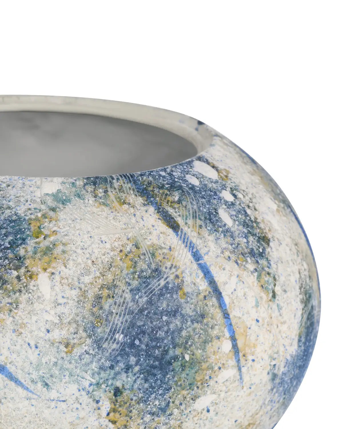 CURREY & COMPANY JACKSON BLUE & VASE - Decorative Accents