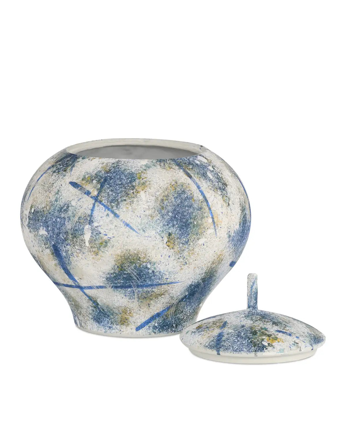 CURREY & COMPANY JACKSON BLUE & VASE - Decorative Accents