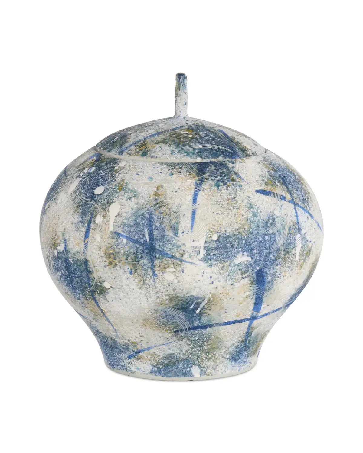 CURREY & COMPANY JACKSON BLUE & VASE - Decorative Accents